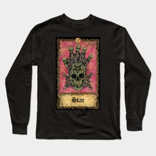 Star. Eternal Bones Tarot (Colorful) design. Long Sleeve T-Shirt